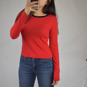 Red long sleeve